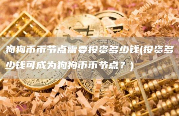 狗狗币币节点需要投资多少钱 - 投资多少钱可成为狗狗币币节点？